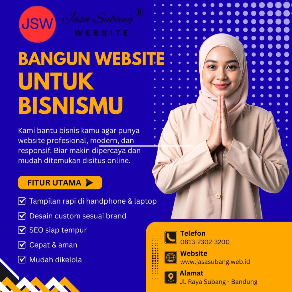 Jasa Buat Website Kota Subang Amanah